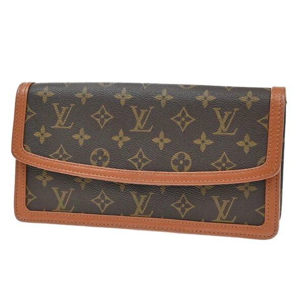 LOUIS VUITTON Pochette Dam PM Clutch Hand Bag Monogram Leather BN M51812 34YH488 - Picture 1 of 16